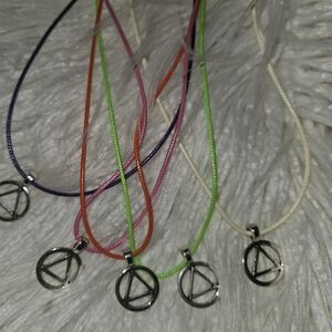 10 for $10 AA Recovery Charm Necklace Mirror Hanger NWOT